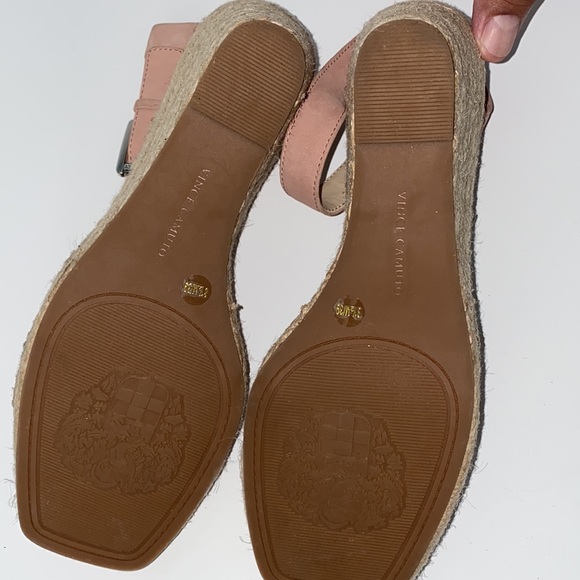 VINCE CAMUTO MEEHAN ESPADRILLE WEDGE SANDAL 6.5 M - Picture 6 of 6